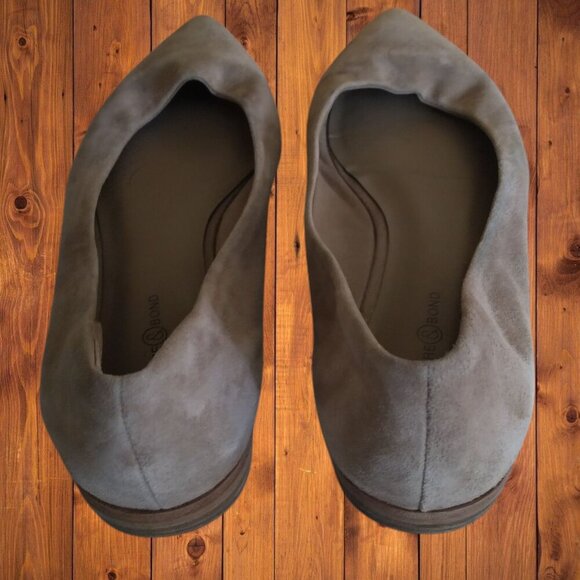 Treasure & Bond KYLEE Women's Size 8M Tan Suede Flats Slip On Shoes Neutral - Picture 6 of 7